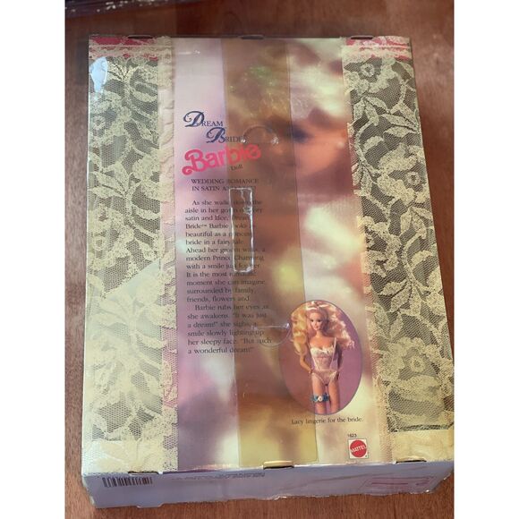 Barbie Dream Bride Barbie Doll Wedding Romance in Satin Lace 1991 Mattel 16233 - Picture 11 of 12